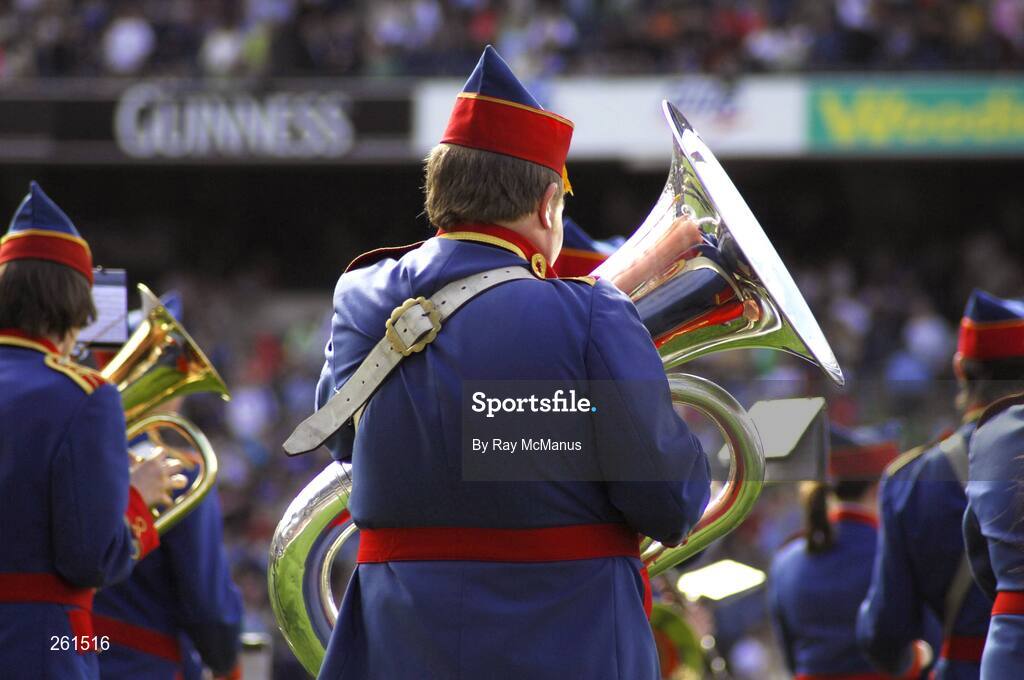 29 July 2007; The Artane Band entertain the crowd. Guinness All-Ireland Senior Hurling Championship Quarter-Final, Cork v Waterford, Croke Park, Dublin. Picture credit; Ray McManus / SPORTSFILE