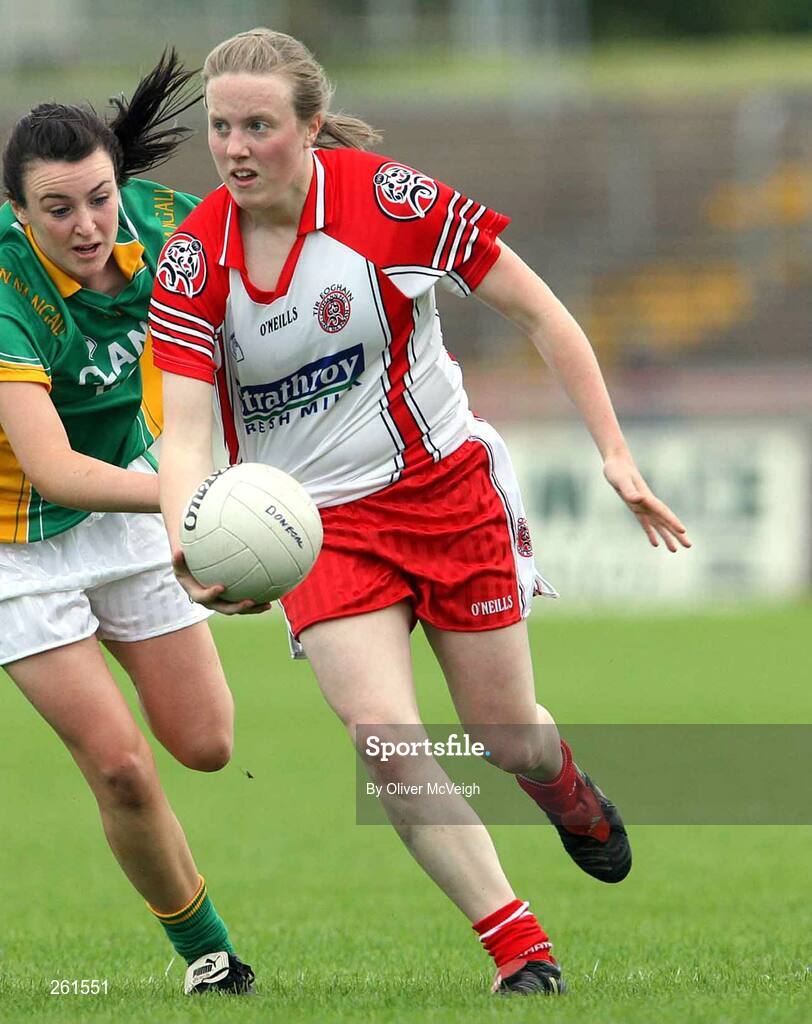 28 July 2007; Cathy Donnelly, Tyrone. TG4 Ladies All-Ireland Senior Football Championship, Group 3, Tyrone v Donegal. Healy Park, Omagh, Co. Tyrone. Picture credit; Oliver McVeigh / SPORTSFILE