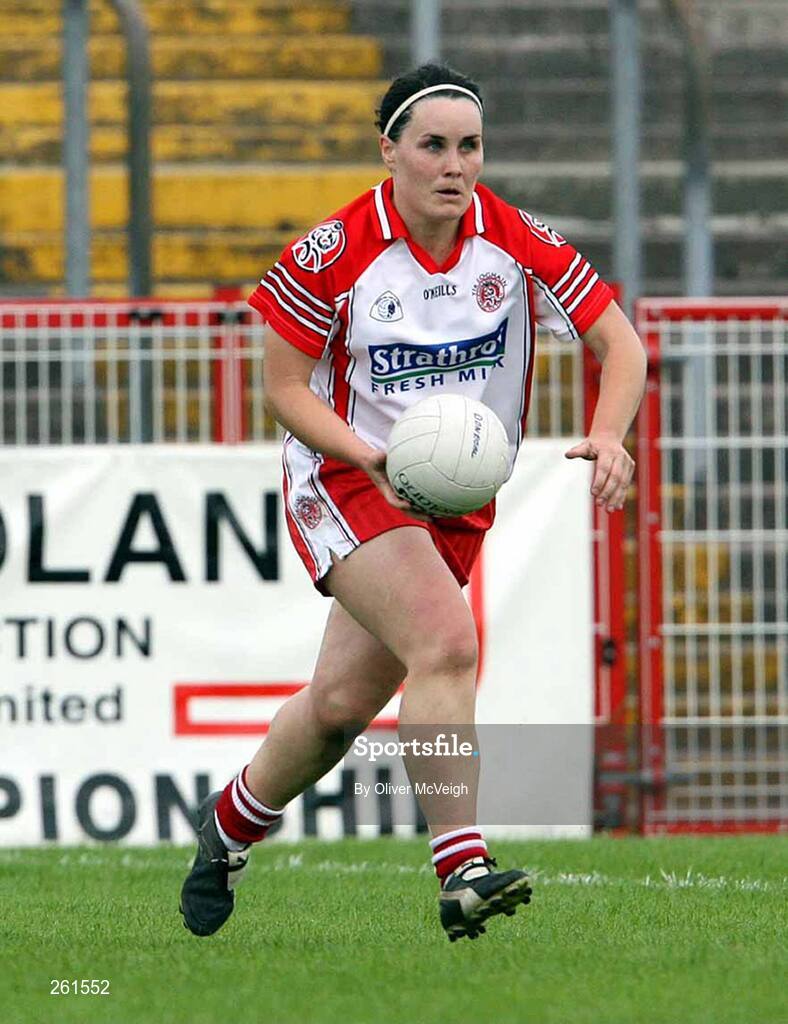 28 July 2007; Eilish Gormley, Tyrone. TG4 Ladies All-Ireland Senior Football Championship, Group 3, Tyrone v Donegal. Healy Park, Omagh, Co. Tyrone. Picture credit; Oliver McVeigh / SPORTSFILE
