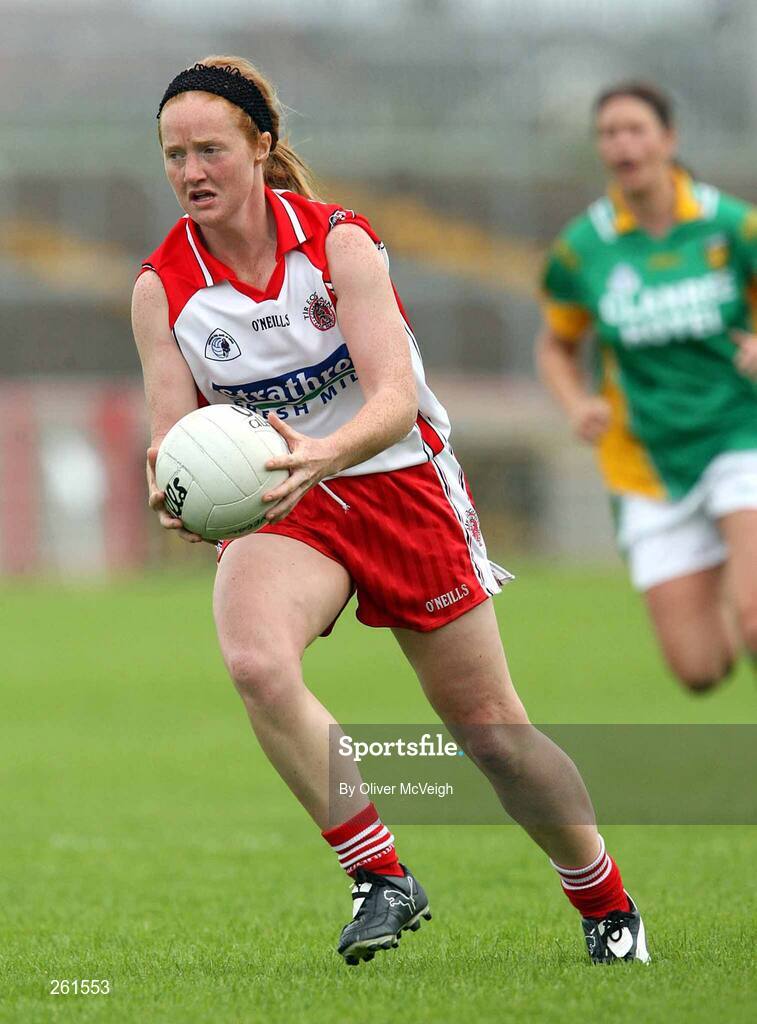 28 July 2007; Anne Dooher, Tyrone. TG4 Ladies All-Ireland Senior Football Championship, Group 3, Tyrone v Donegal. Healy Park, Omagh, Co. Tyrone. Picture credit; Oliver McVeigh / SPORTSFILE