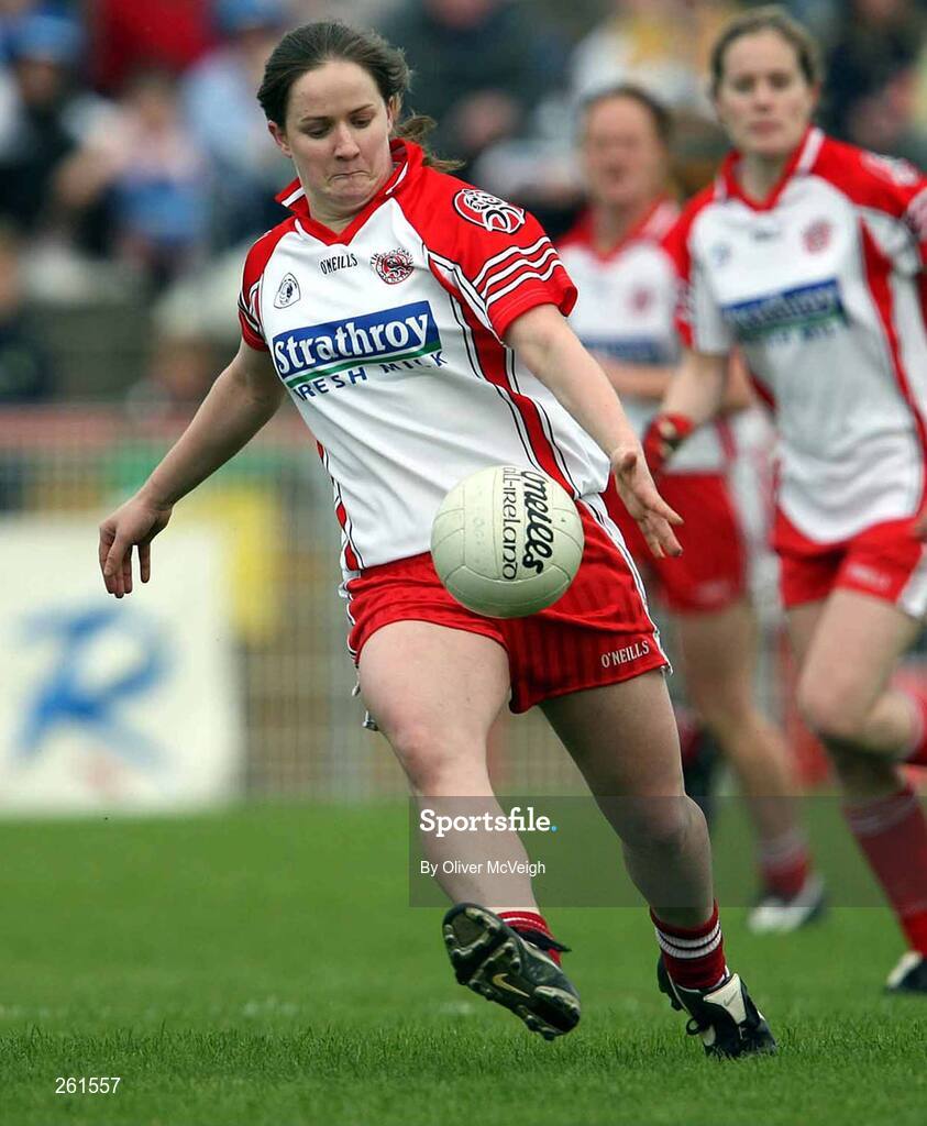 28 July 2007; Gemma Begley, Tyrone. TG4 Ladies All-Ireland Senior Football Championship, Group 3, Tyrone v Donegal. Healy Park, Omagh, Co. Tyrone. Picture credit; Oliver McVeigh / SPORTSFILE