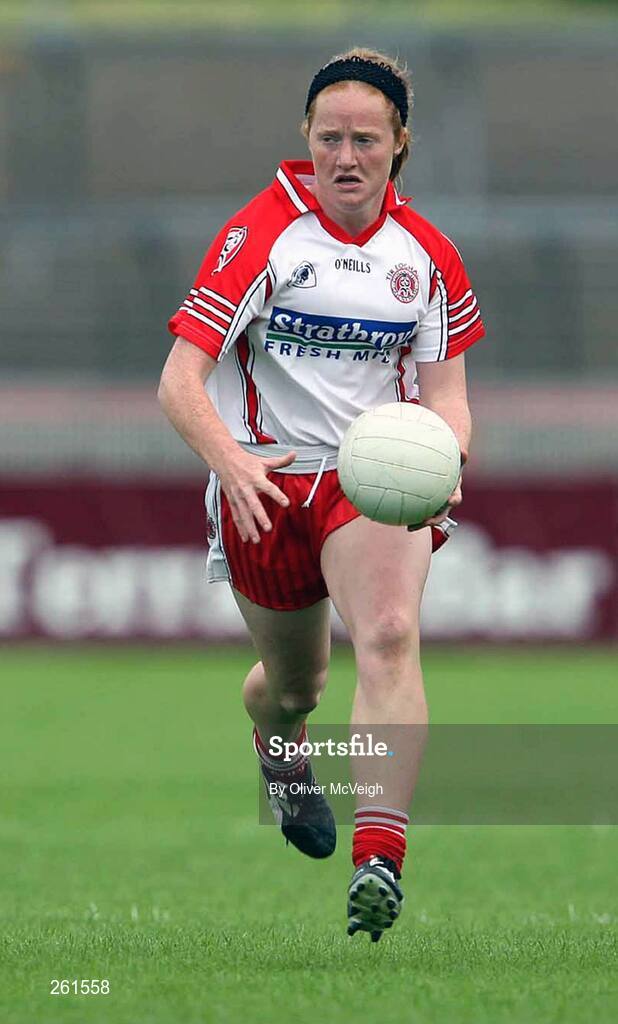 28 July 2007; Anne Dooher, Tyrone. TG4 Ladies All-Ireland Senior Football Championship, Group 3, Tyrone v Donegal. Healy Park, Omagh, Co. Tyrone. Picture credit; Oliver McVeigh / SPORTSFILE