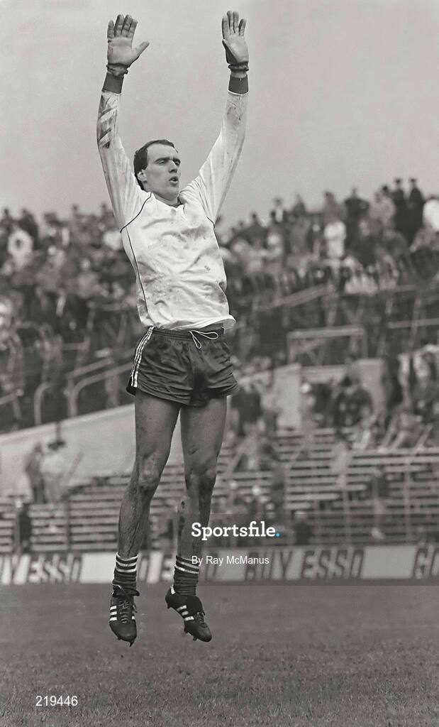 11 August 1985; Eamon Murphy of Monaghan during the All-Ireland Football semi-final match between Kerry and Monaghan at Croke Park, Dublin. Photo by Ray McManus/Sportsfile