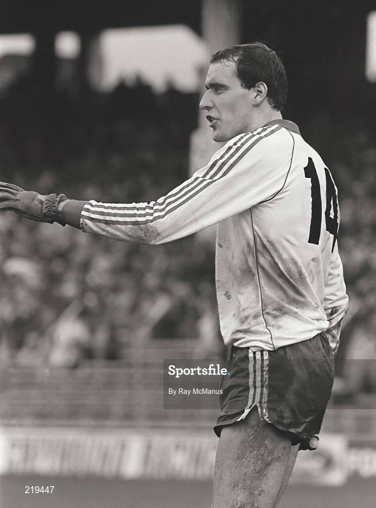 11 August 1985; Eamon Murphy of Monaghan during the All-Ireland Football semi-final match between Kerry and Monaghan at Croke Park, Dublin. Photo by Ray McManus/Sportsfile