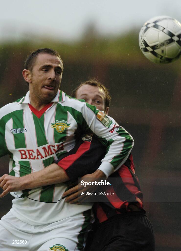 10 August 2007; Stephen O'Donnell, Bohemians, in action against Gareth Farrelly, Cork City. eircom League of Ireland Premier Division, Bohemians v Cork City, Dalymount Park, Dublin. Picture credit; Stephen McCarthy / SPORTSFILE *** Local Caption ***