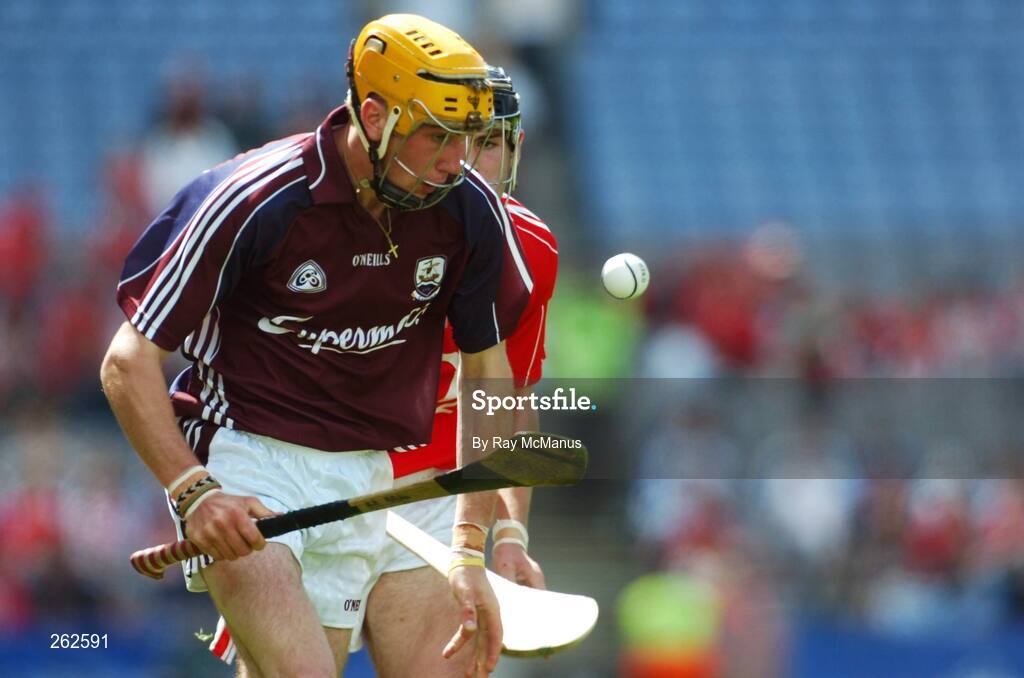 29 July 2007; Keith Killilea, Galway, in action against Chris O'Donovan, Cork. ESB All-Ireland Minor Hurling Championship Quarter-Final, Cork v Galway, Croke Park, Dublin. Picture credit; Ray McManus / SPORTSFILE