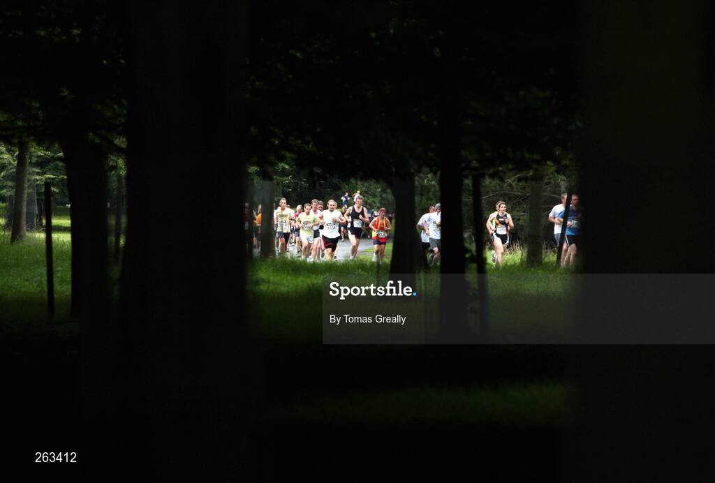 18 August 2007; A general view of competitors in action during the adidas Frank Duffy 10 mile race. Pheonix Park, Dublin. Picture credit; Tomas Greally / SPORTSFILE