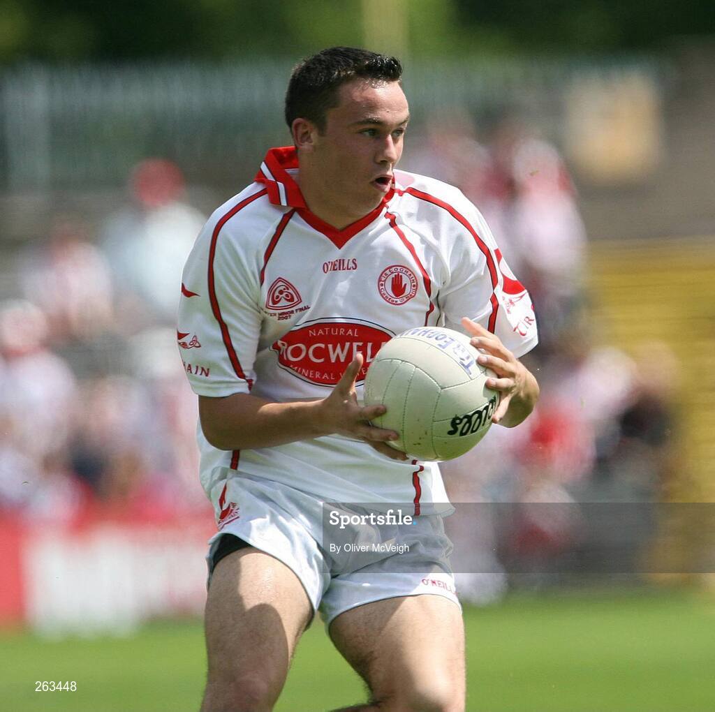 15 July 2007; Kyle Coney, Tyrone. ESB Ulster Minor Football Championship Final - Derry v Tyrone, St Tighearnach's Park, Clones, Co Monaghan. Picture credit: Oliver McVeigh / SPORTSFILE