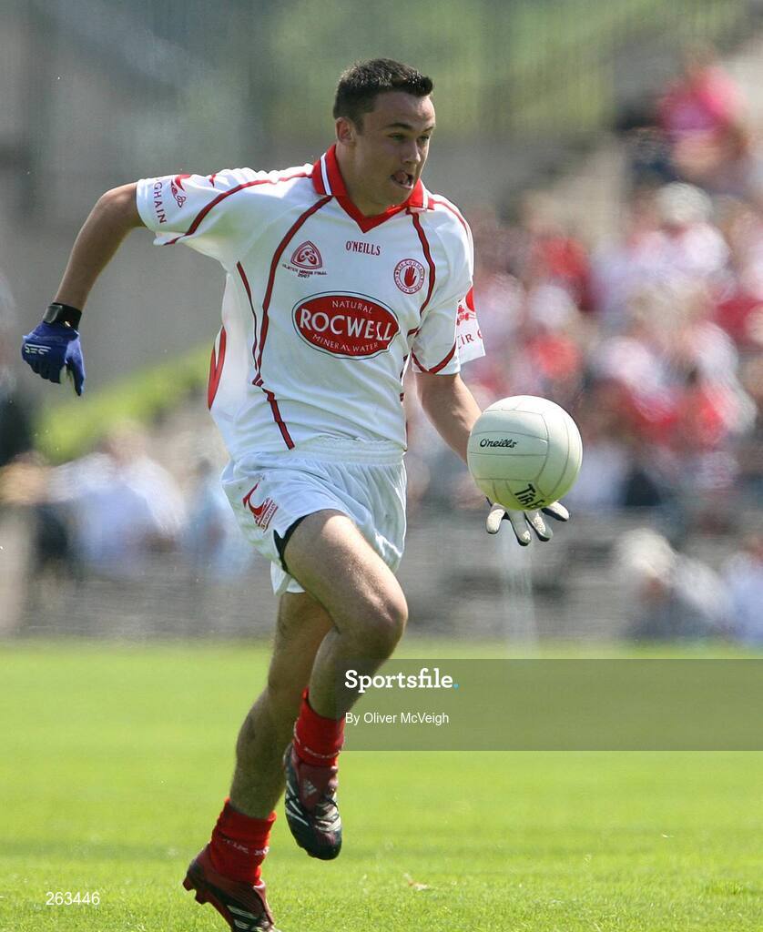 15 July 2007; Kyle Coney, Tyrone. ESB Ulster Minor Football Championship Final - Derry v Tyrone, St Tighearnach's Park, Clones, Co Monaghan. Picture credit: Oliver McVeigh / SPORTSFILE