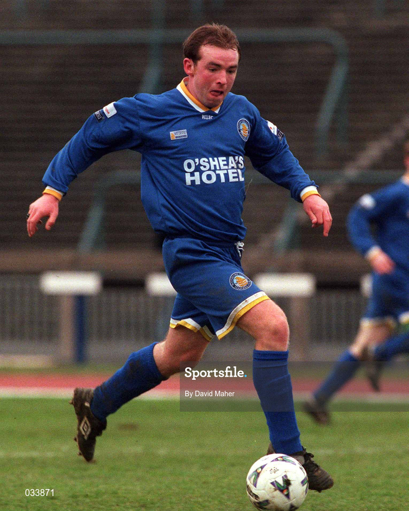 27 February 2000; Brendan Markey of Waterford United during the Eircom League Premier Division match between Shamrock Rovers and Waterford United at Morton Stadium in Dublin. Photo by David Maher/Sportsfile