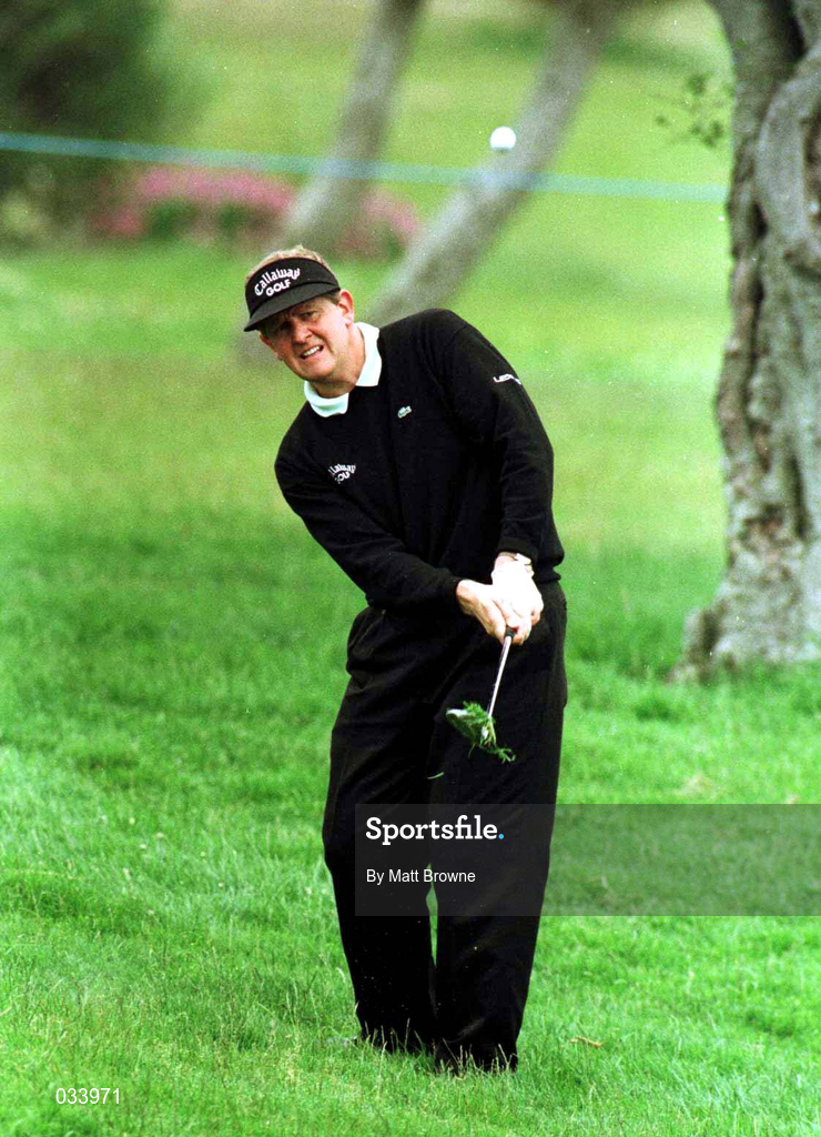 2 July 1999; Colin Montgomerie pitches onto the 11th green during day two of the Murphy's Irish Open at Druids Glen in Wicklow. Photo by Matt Browne/Sportsfile