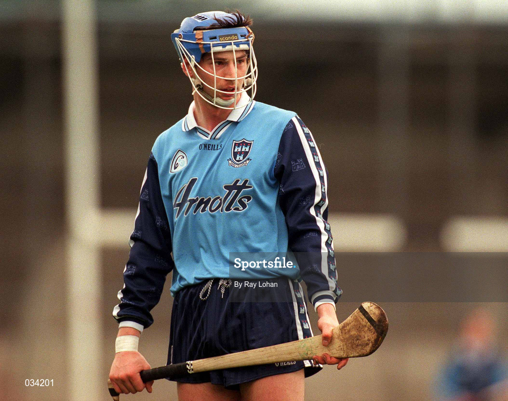 27 February 2000; Stephen Perkins of Dublin during the Allianz National Hurling League Division 1A Round 2 match between Dublin and Kerry at Parnell Park in Dublin. Photo by Ray Lohan/Sportsfile