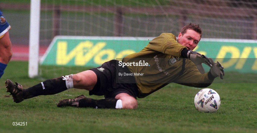 27 February 2000; Tony O'Dowd of Shamrock Rovers during the Eircom League Premier Division match between Shamrock Rovers and Waterford United at Morton Stadium in Dublin. Photo by David Maher/Sportsfile