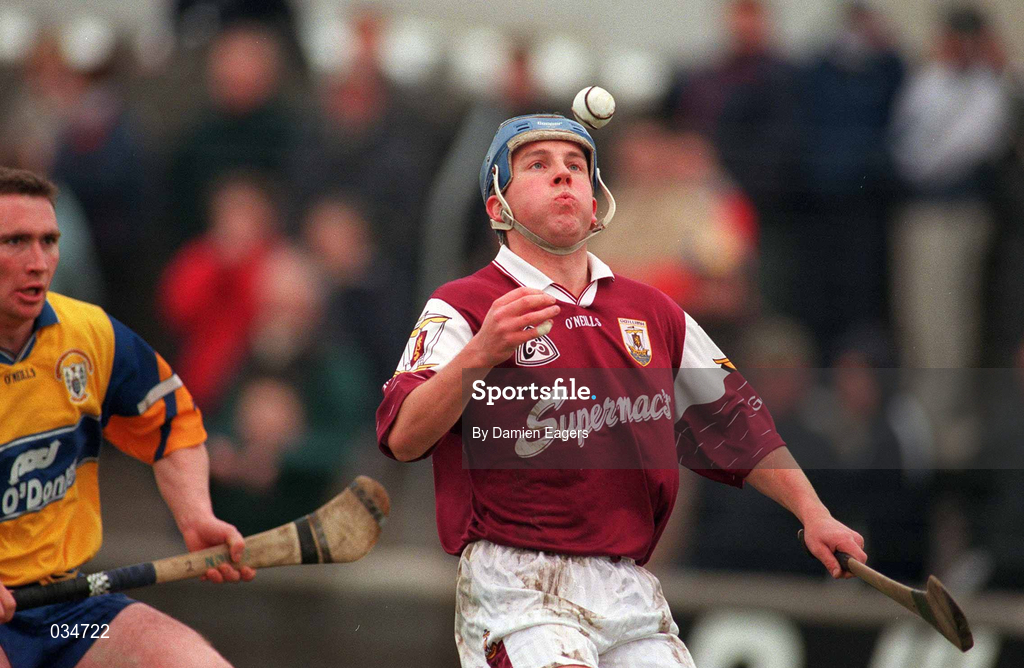 27 February 2000; Kevin Broderick of Galway during the Allianz National Hurling League Division 1A Round 2 match between Clare and Galway at Hennessy Park in Miltown Malbay, Clare. Photo by Damien Eagers/Sportsfile