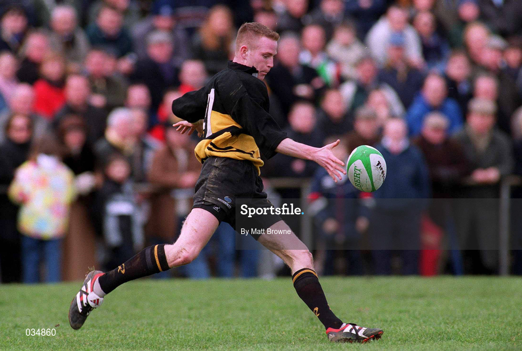 26 February 2000; Mike Prendergast of Young Munster during the AIB League Division 1 match between St Mary's and Young Munster at Templeville Road in Dublin. Photo by Matt Browne/Sportsfile