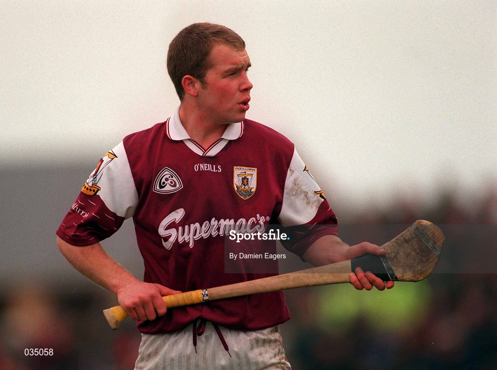 27 February 2000; Rory Gantley of Galway during the Allianz National Hurling League Division 1A Round 2 match between Clare and Galway at Hennessy Park in Miltown Malbay, Clare. Photo by Damien Eagers/Sportsfile