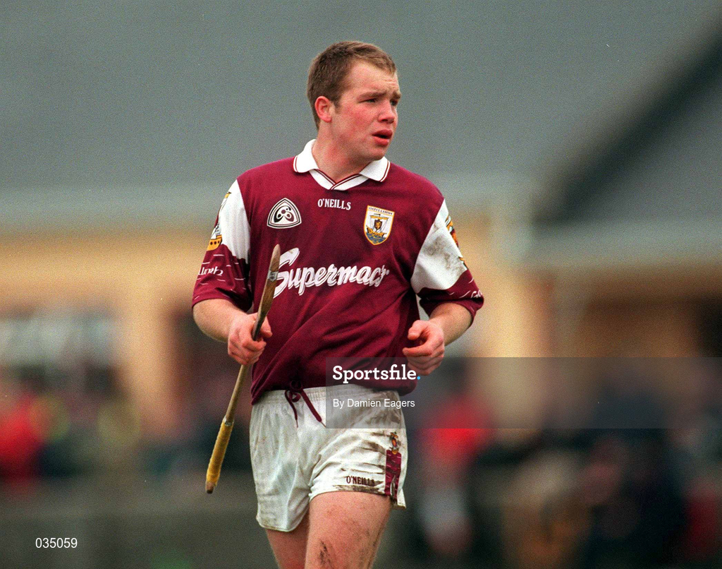 27 February 2000; Rory Gantley of Galway during the Allianz National Hurling League Division 1A Round 2 match between Clare and Galway at Hennessy Park in Miltown Malbay, Clare. Photo by Damien Eagers/Sportsfile