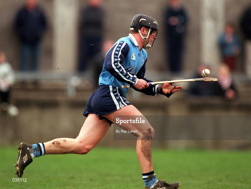 27 February 2000; Shane Ryan of Dublin during the Allianz National Hurling League Division 1A Round 2 match between Dublin and Kerry at Parnell Park in Dublin. Photo by Ray Lohan/Sportsfile