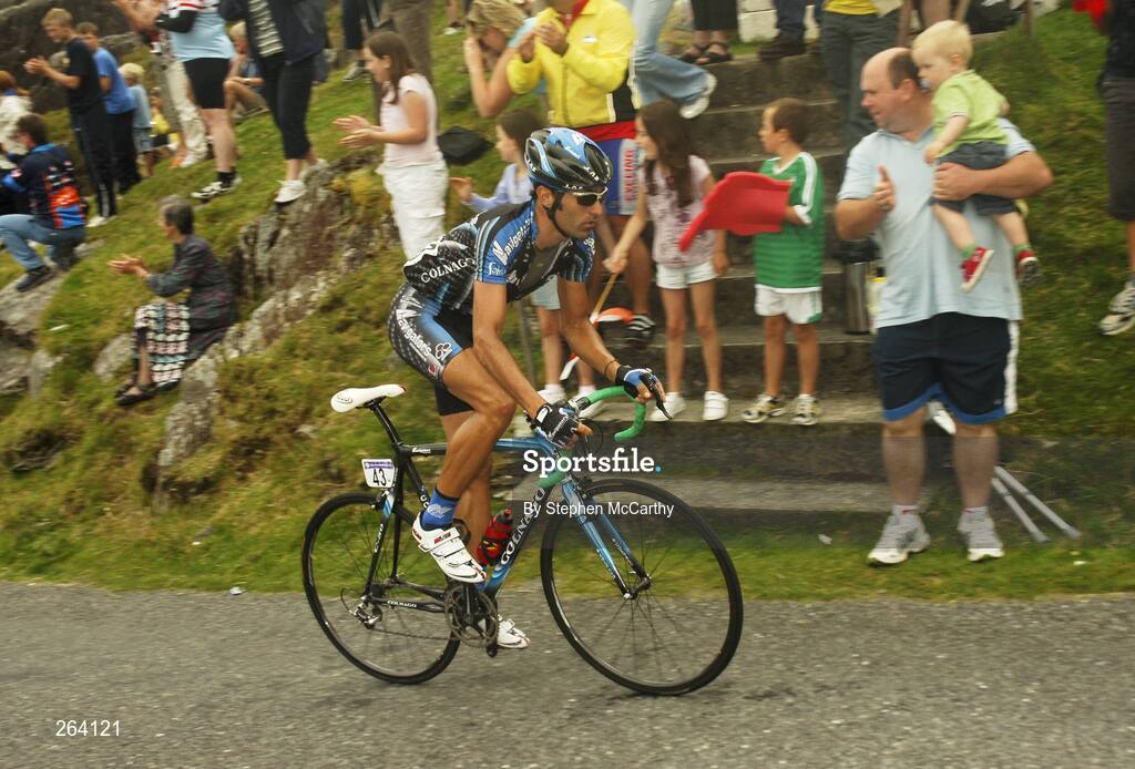 23 August 2007; Kristan House, Navigators Insurance Cycling, winning the Healy's Pass climb. Tour of Ireland, Stage 2, Clonakilty to Killarney. Picture credit: Stephen McCarthy / SPORTSFILE