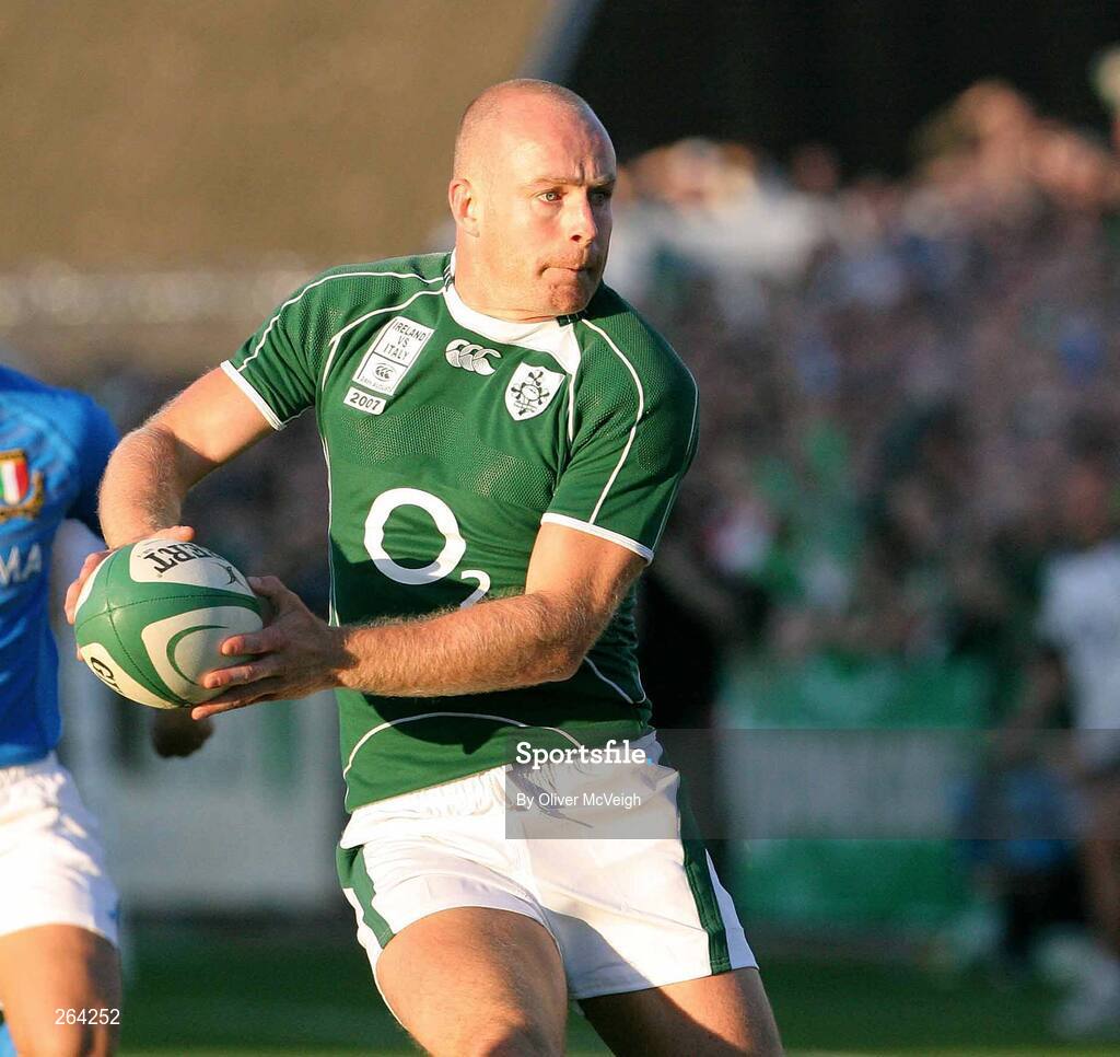 24 August 2007; Denis Hickie, Ireland. Rugby World Cup Warm-Up Game, Ireland v Italy, Ravenhill Park, Belfast, Co. Antrim. Picture credit: Oliver McVeigh / SPORTSFILE