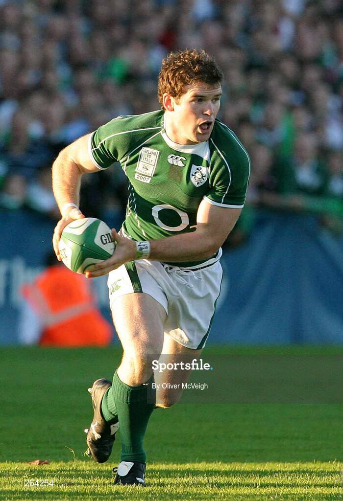 24 August 2007; Gordon D'Arcy, Ireland. Rugby World Cup Warm-Up Game, Ireland v Italy, Ravenhill Park, Belfast, Co. Antrim. Picture credit: Oliver McVeigh / SPORTSFILE