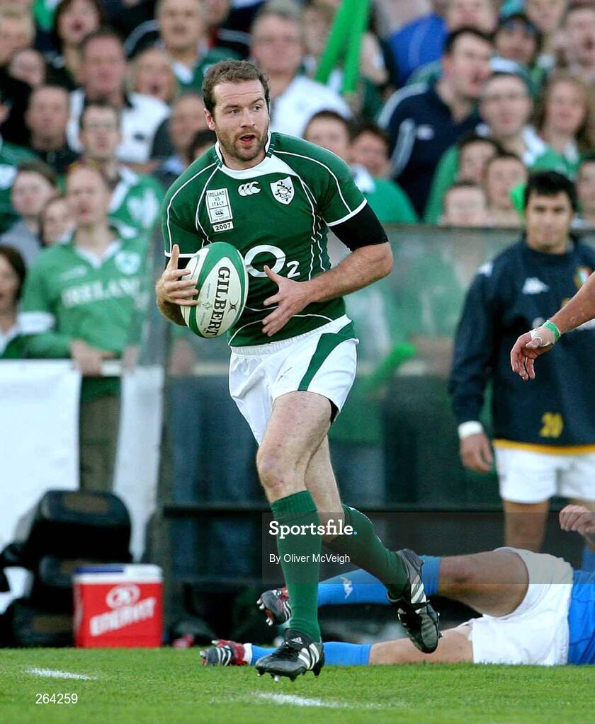 24 August 2007; Geordan Murphy, Ireland. Rugby World Cup Warm-Up Game, Ireland v Italy, Ravenhill Park, Belfast, Co. Antrim. Picture credit: Oliver McVeigh / SPORTSFILE