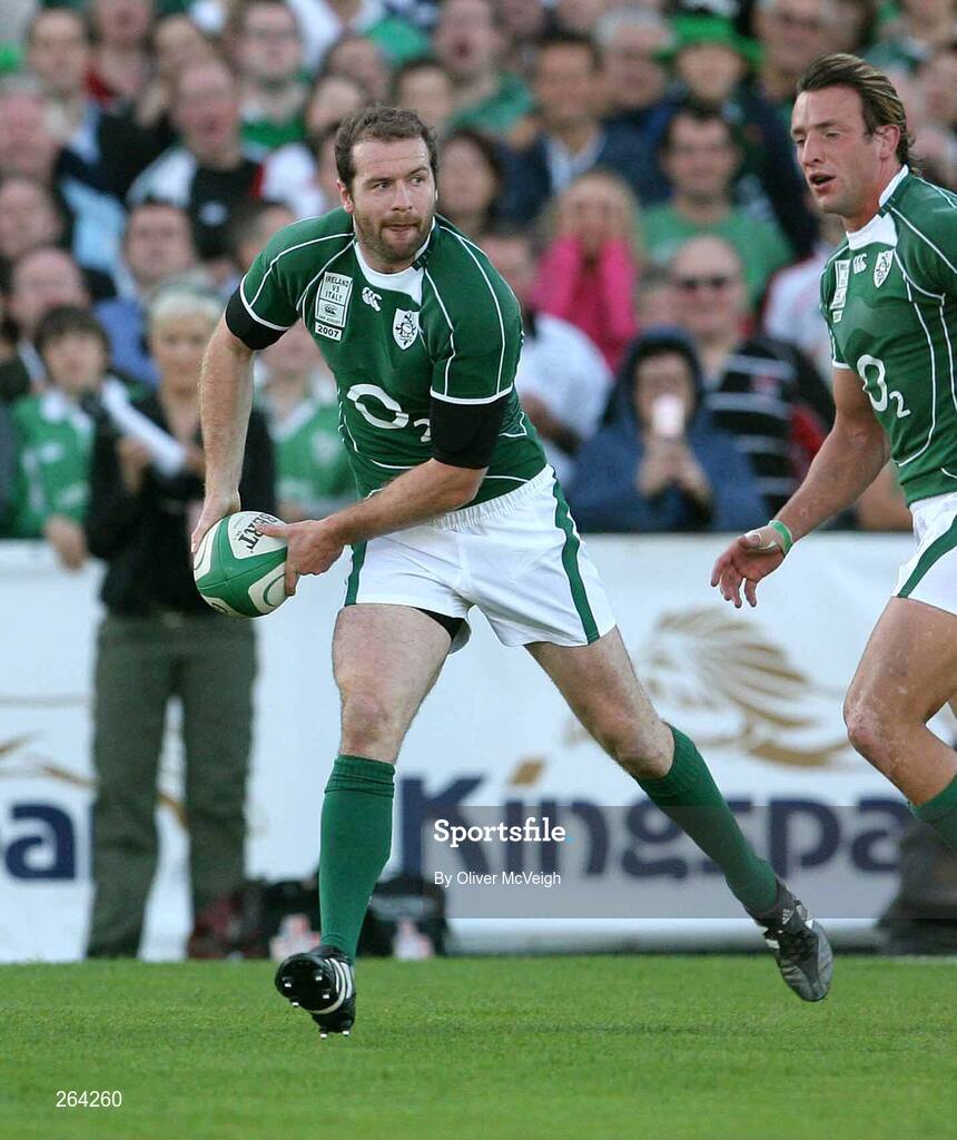 24 August 2007; Geordan Murphy, Ireland. Rugby World Cup Warm-Up Game, Ireland v Italy, Ravenhill Park, Belfast, Co. Antrim. Picture credit: Oliver McVeigh / SPORTSFILE