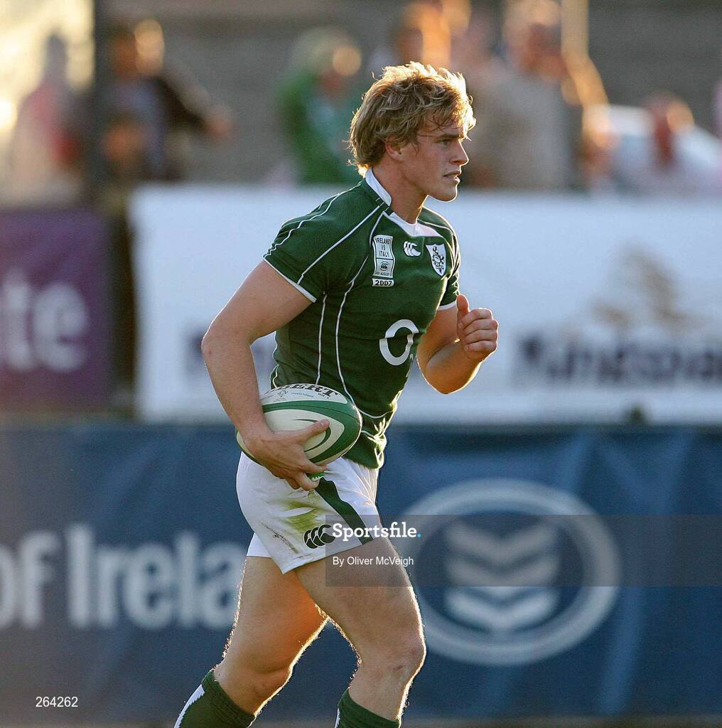 24 August 2007; Andrew Trimble, Ireland. Rugby World Cup Warm-Up Game, Ireland v Italy, Ravenhill Park, Belfast, Co. Antrim. Picture credit: Oliver McVeigh / SPORTSFILE