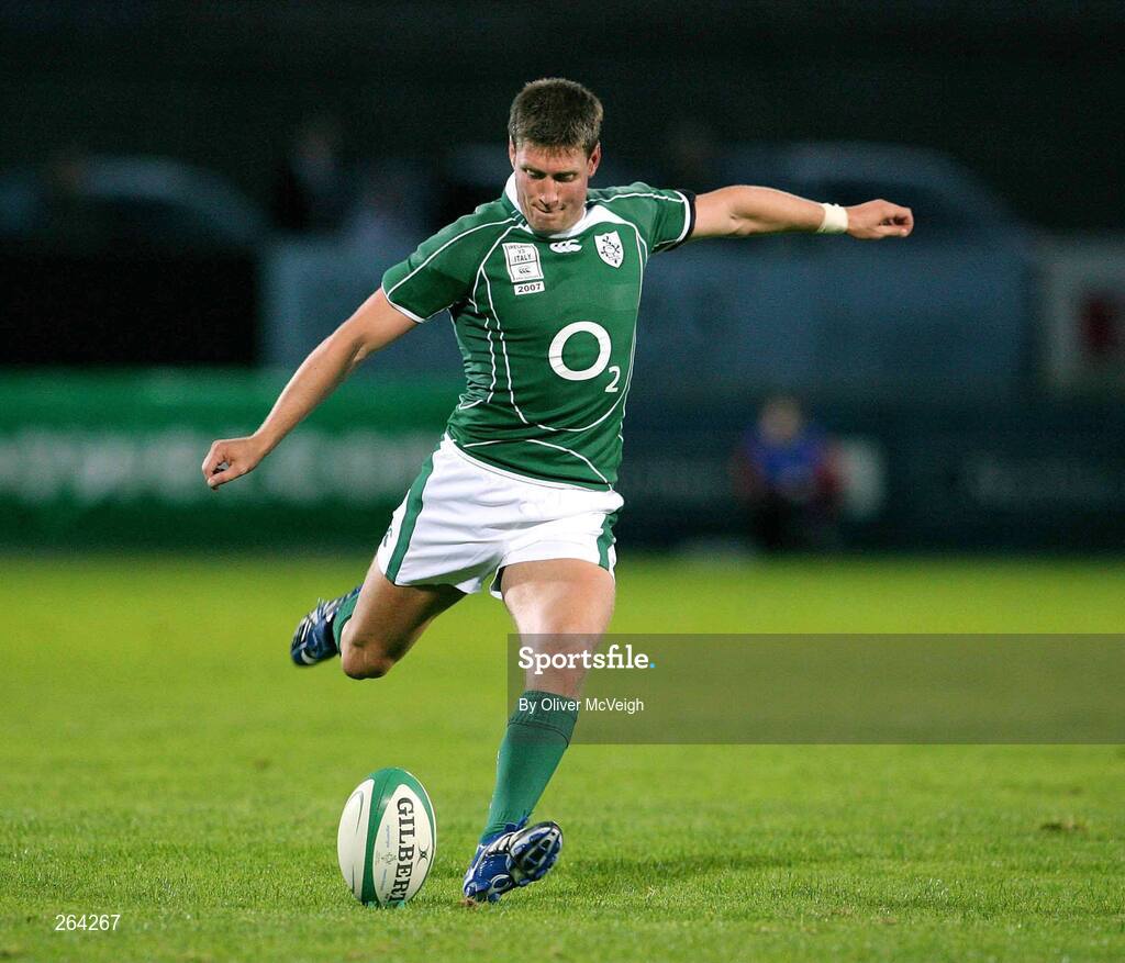 24 August 2007; Ronan O'Gara, Ireland. Rugby World Cup Warm-Up Game, Ireland v Italy, Ravenhill Park, Belfast, Co. Antrim. Picture credit: Oliver McVeigh / SPORTSFILE