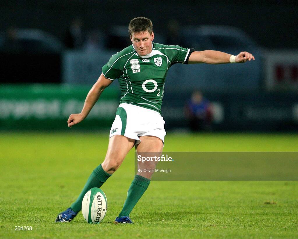 24 August 2007; Ronan O'Gara, Ireland. Rugby World Cup Warm-Up Game, Ireland v Italy, Ravenhill Park, Belfast, Co. Antrim. Picture credit: Oliver McVeigh / SPORTSFILE