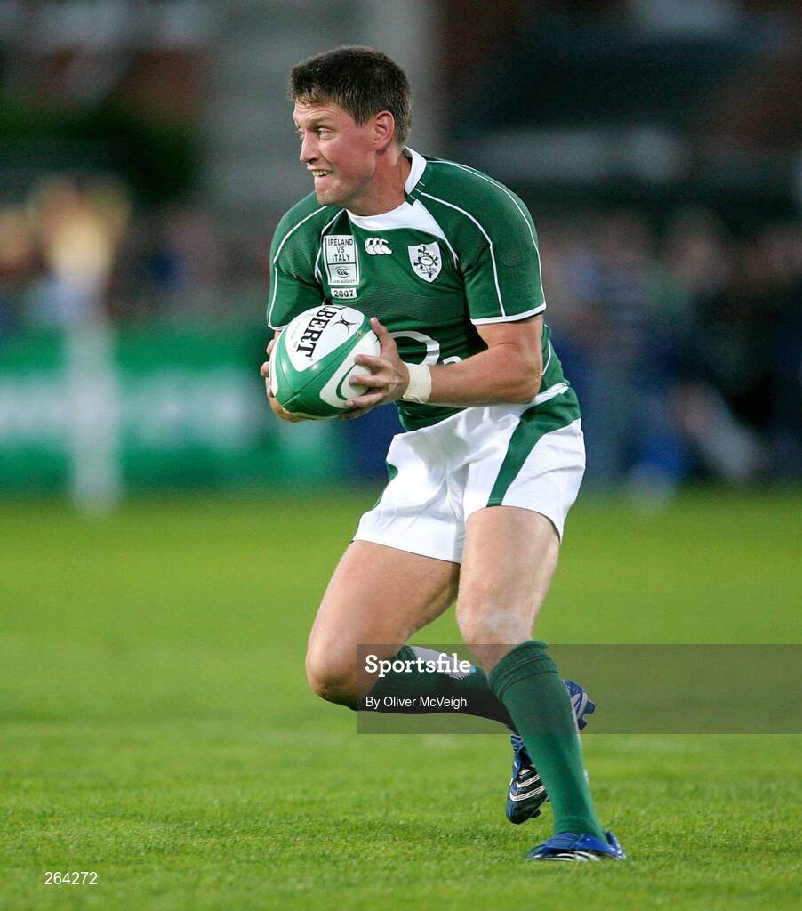 24 August 2007; Ronan O'Gara, Ireland. Rugby World Cup Warm-Up Game, Ireland v Italy, Ravenhill Park, Belfast, Co. Antrim. Picture credit: Oliver McVeigh / SPORTSFILE