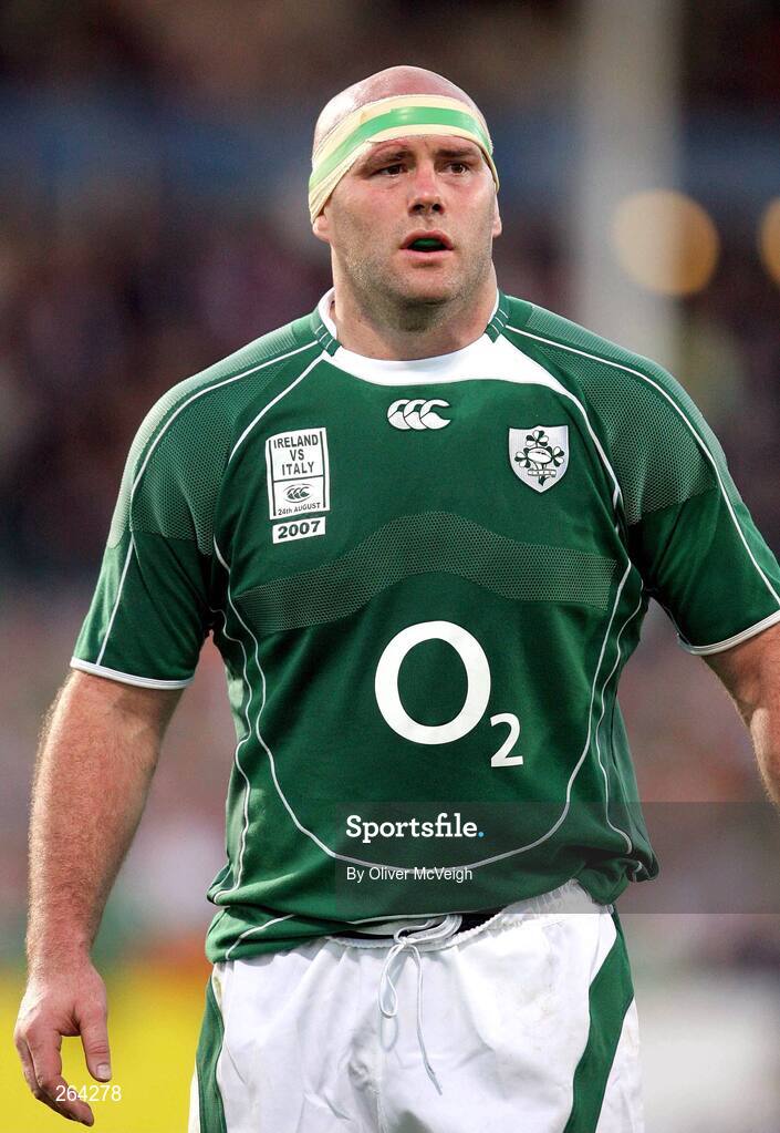 24 August 2007; John Hayes, Ireland. Rugby World Cup Warm-Up Game, Ireland v Italy, Ravenhill Park, Belfast, Co. Antrim. Picture credit: Oliver McVeigh / SPORTSFILE