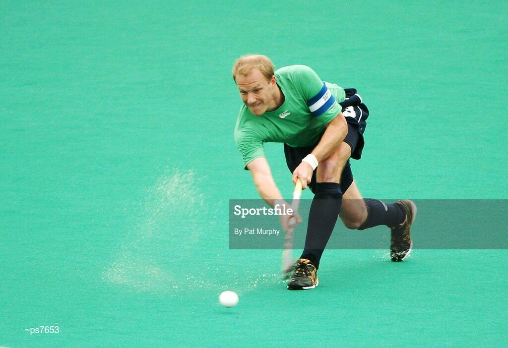 21 August 2007; Patrick Brown, Ireland. 2007 EuroHockey Nations Championships, Mens, Pool B, Ireland v Netherlands, Belle Vue Hockey Centre, Kirkmanshulme Lane, Belle Vue, Manchester, England. Picture credit: Pat Murphy / SPORTSFILE