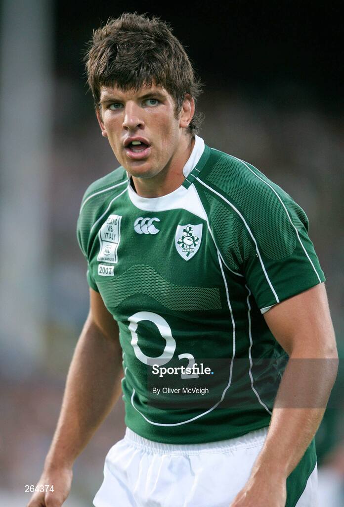 24 August 2007; Donncha O'Callaghan, Ireland. Rugby World Cup Warm-Up Game, Ireland v Italy, Ravenhill Park, Belfast, Co. Antrim. Picture credit: Oliver McVeigh / SPORTSFILE