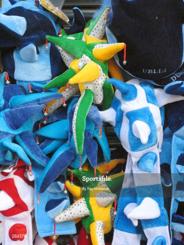 26 August 2007; Colours of all sides on sale before the game. Bank of Ireland All-Ireland Senior Football Championship Semi Final, Dublin v Kerry, Croke Park, Dublin. Picture credit: Ray McManus / SPORTSFILE