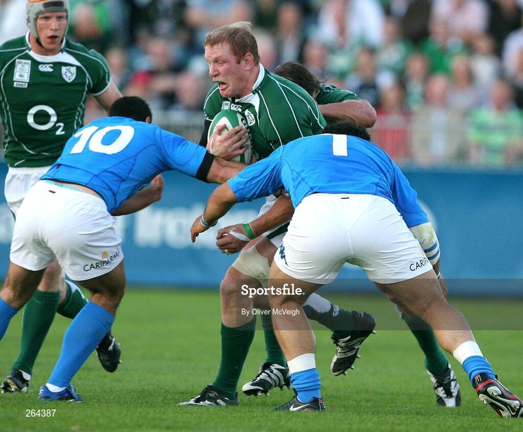 24 August 2007; Paul O'Connell, Ireland. Rugby World Cup Warm-Up Game, Ireland v Italy, Ravenhill Park, Belfast, Co. Antrim. Picture credit: Oliver McVeigh / SPORTSFILE