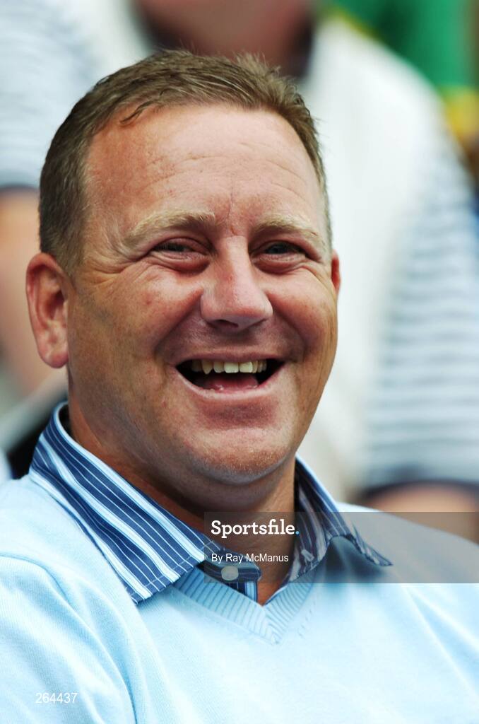 26 August 2007; Former Dublin star Keith Barr watches the game. Bank of Ireland All-Ireland Senior Football Championship Semi Final, Dublin v Kerry, Croke Park, Dublin. Picture credit: Ray McManus / SPORTSFILE