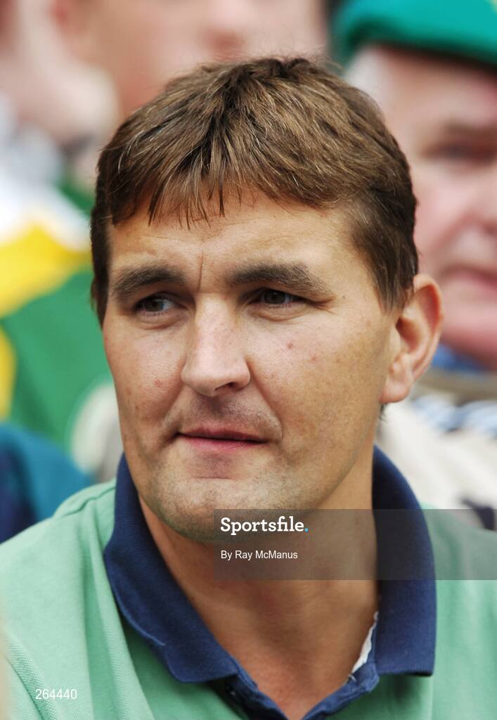 26 August 2007; Former Kerry star Maurice Fitzgerald watches the game. Bank of Ireland All-Ireland Senior Football Championship Semi Final, Dublin v Kerry, Croke Park, Dublin. Picture credit: Ray McManus / SPORTSFILE