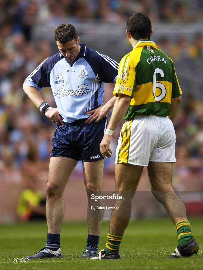 26 August 2007; A dissapointed Ray Cosgrove after kicking a wide. Bank of Ireland All-Ireland Senior Football Championship Semi Final, Dublin v Kerry, Croke Park, Dublin. Picture credit: Brian Lawless / SPORTSFILE