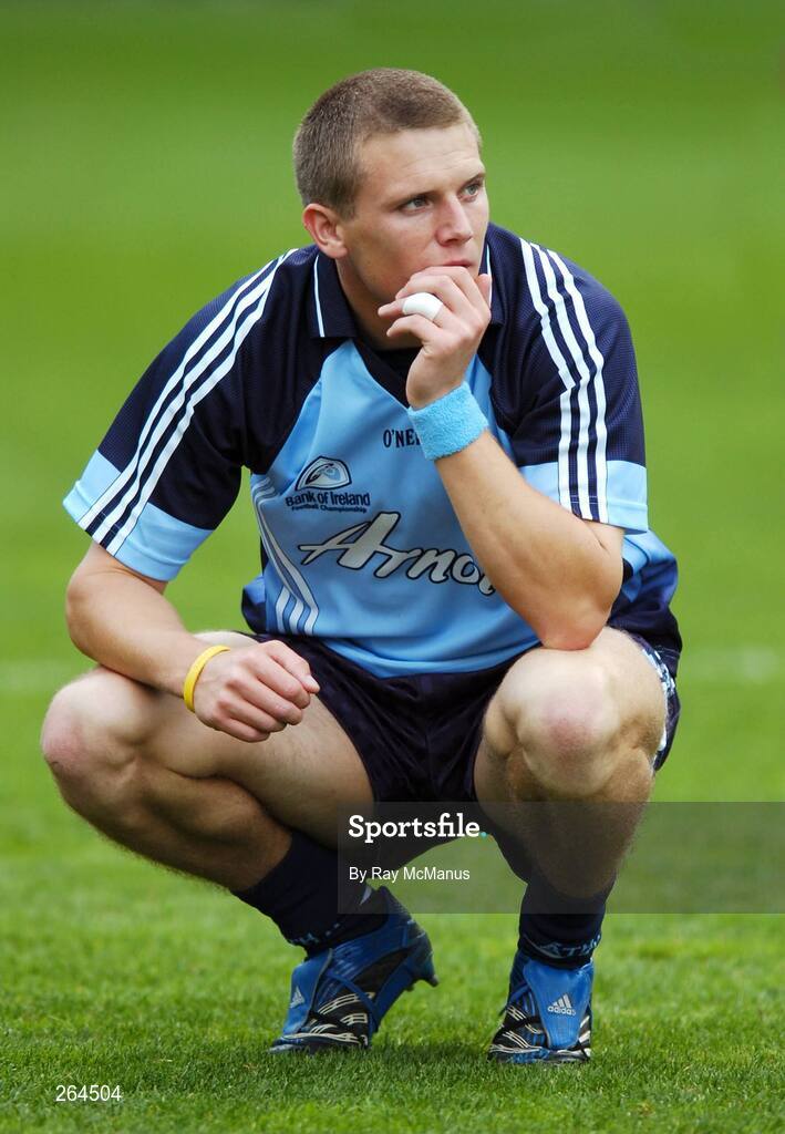 26 August 2007; Tomas Quinn, Dublin, at the end of the game. Bank of Ireland All-Ireland Senior Football Championship Semi Final, Dublin v Kerry, Croke Park, Dublin. Picture credit: Ray McManus / SPORTSFILE