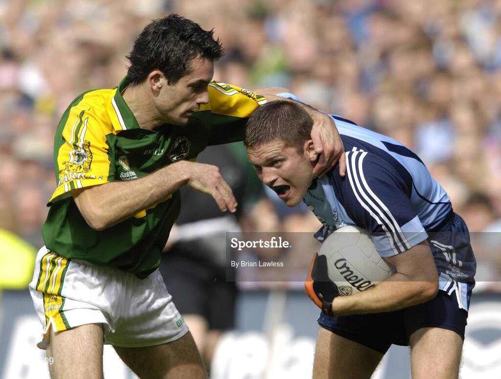 26 August 2007; Conal Keaney, Dublin, in action against Tom O'Sullivan, Kerry. Bank of Ireland All-Ireland Senior Football Championship Semi Final, Dublin v Kerry, Croke Park, Dublin. Picture credit: Brian Lawless / SPORTSFILE