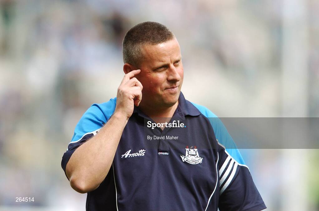 26 August 2007; Dublin manager Paul Caffrey during the game. Bank of Ireland All-Ireland Senior Football Championship Semi Final, Dublin v Kerry, Croke Park, Dublin. Picture credit: David Maher / SPORTSFILE
