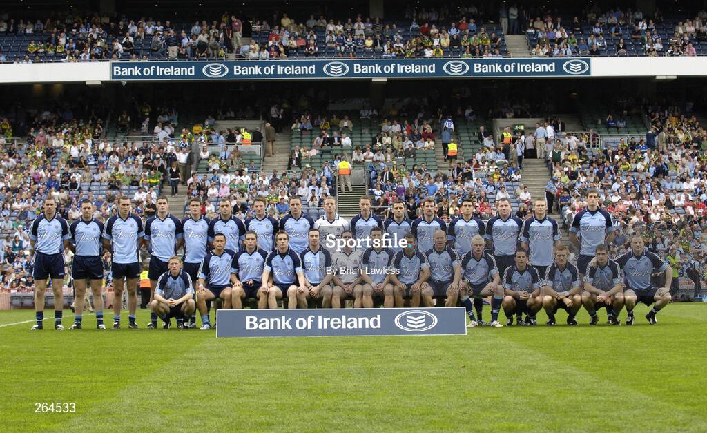 26 August 2007; The Dublin squad. Bank of Ireland All-Ireland Senior Football Championship Semi Final, Dublin v Kerry, Croke Park, Dublin. Picture credit: Brian Lawless / SPORTSFILE