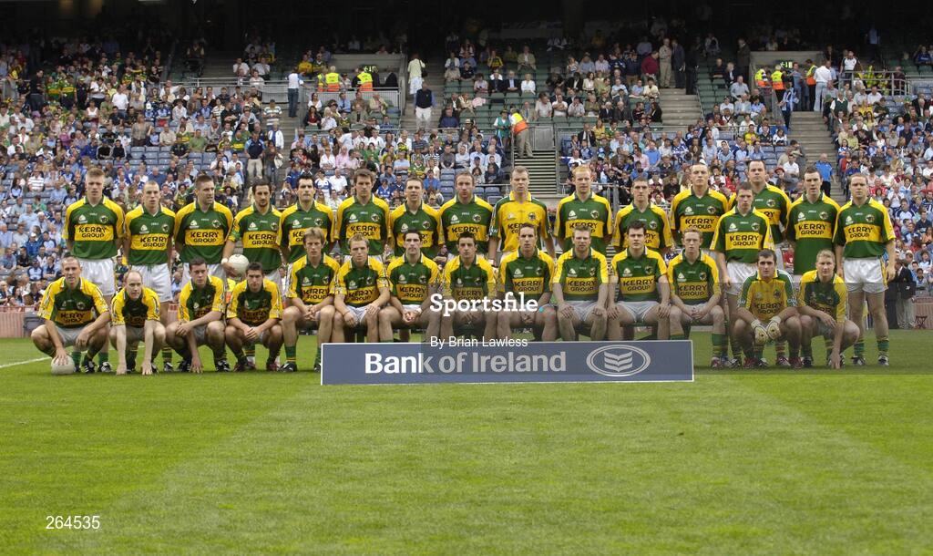 26 August 2007; The Kerry squad. Bank of Ireland All-Ireland Senior Football Championship Semi Final, Dublin v Kerry, Croke Park, Dublin. Picture credit: Brian Lawless / SPORTSFILE
