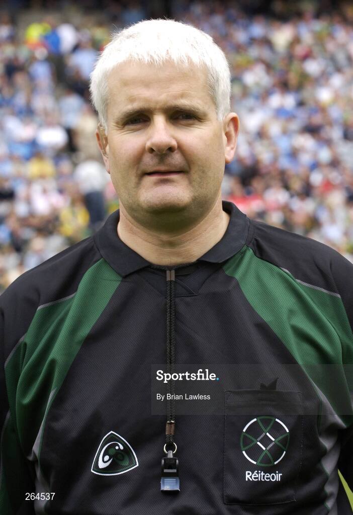 26 August 2007; Referee John Bannon. Bank of Ireland All-Ireland Senior Football Championship Semi Final, Dublin v Kerry, Croke Park, Dublin. Picture credit: Brian Lawless / SPORTSFILE