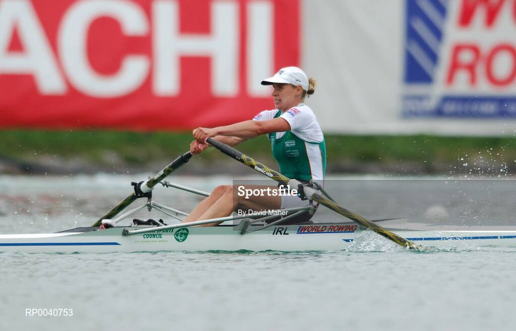31 August 2007; Orla Duddy, Ireland, in action during the Lightweight Women's Single Sculls C Final, at the 2007 World Rowing Championships, Oberschleissheim, Munich, Germany. Picture credit: David Maher / SPORTSFILE