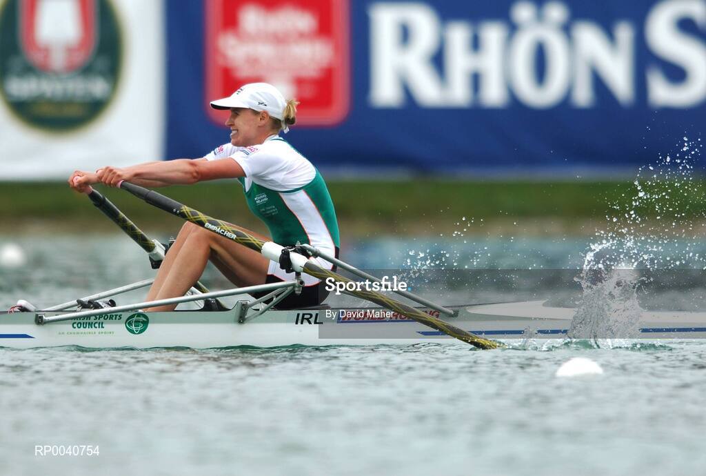 31 August 2007; Orla Duddy, Ireland, in action during the Lightweight Women's Single Sculls C Final, at the 2007 World Rowing Championships, Oberschleissheim, Munich, Germany. Picture credit: David Maher / SPORTSFILE