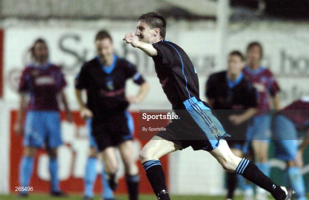3 September 2007; Ian Bermingham, UCD, celebrates after scoring a goal against Drogheda United. eircom League of Ireland Premier Division, Drogheda United v University College Dublin, United Park, Drogheda, Co. Louth. Picture credit; Paul Mohan / SPORTSFILE