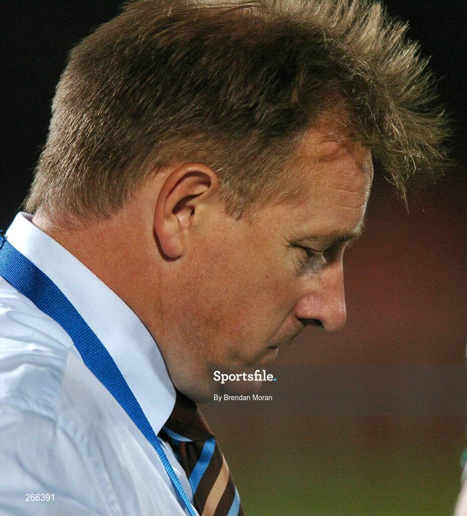 9 September 2007; Ireland head coach Eddie O'Sullivan after the game. 2007 Rugby World Cup, Pool D, Ireland v Namibia, Stade Chaban Delmas, Bordeaux, France. Picture credit; Brendan Moran / SPORTSFILE