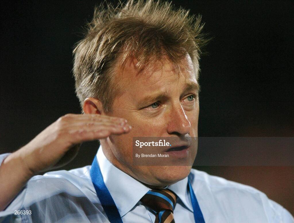 9 September 2007; Ireland head coach Eddie O'Sullivan after the game. 2007 Rugby World Cup, Pool D, Ireland v Namibia, Stade Chaban Delmas, Bordeaux, France. Picture credit; Brendan Moran / SPORTSFILE